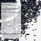 Black Pearl Sugar Sprinkles, Edible Black Sprinkles for Cake Decorating, 150g/5.29oz, Baking Cake Decorations, Ice Cream Toppers, Cupcakes, Cookies, Birthday, Wedding Party Chirstmas Supplies