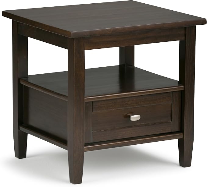 SIMPLIHOME Warm Shaker Solid Wood Transitional-Style 36-inch Wide Coffee Table - Image 6