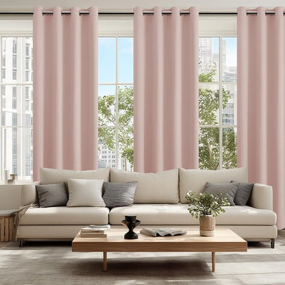 Blackout Curtains for Bedroom, 52 x 84 Inches Long, 2 Panels | Thermal Insulated - Image 6