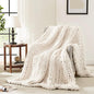 L'AGRATY Chunky Knit Throw Blanket by LAGRATY