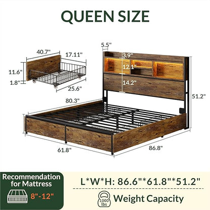 LARMACE Queen Size Bed Frame - Image 2