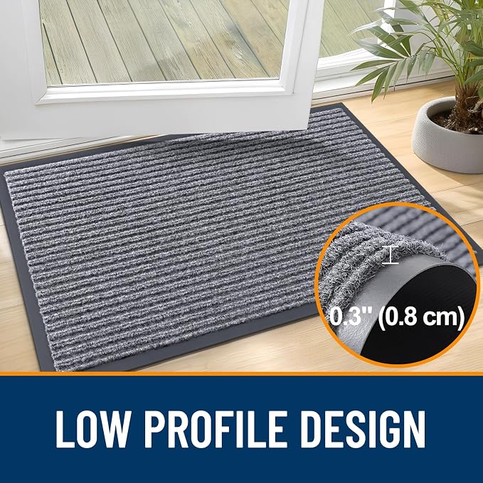 OLANLY Front Door Mat 59x20, Waterproof Heavy-Duty Indoor Outdoor Doormat | - Image 4