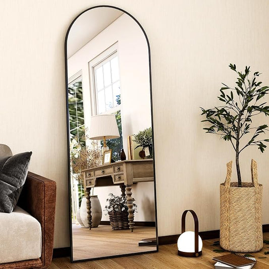 HARRITPURE 59"x16" Arched Full Length Mirror, Arch Floor Mirror by HARRITPUREHome
