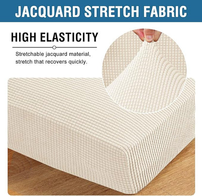 H.VERSAILTEX Super Stretch Individual Seat Sofa Covers Couch Slipcover Sets - Image 4