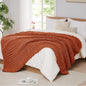 L'AGRATY Chunky Knit Throw Blanket by LAGRATY