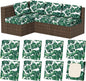 8Pcs Outdoor Cushion Covers, Stretch Patio Furniture Couch Chair Slipcovers | by VORSHAPE