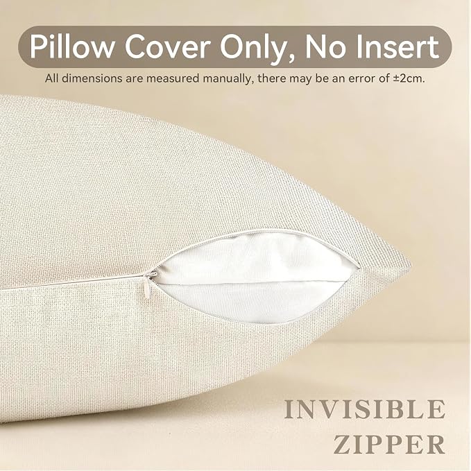 OBSEDE Floral Decorative Throw Pillow Covers 18x18 Set of 4, Double-Sided Print - Image 2