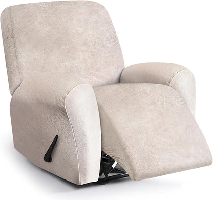 ANARACHON Leather Look Recliner Chair Covers, 4-Pieces Stretch Recliner Cover by ANARACHON