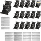 16 Pack Folding Brackets, Self-Lock Hinge by Spiglamm