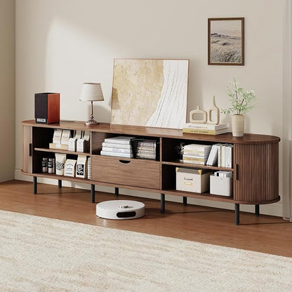 86.6" Mid-Century TV Stand - Image 5