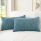 CaliTime Decorative Couch Throw Pillow Covers 26 X 16 Inches Smoke Blue | Pack by CaliTime