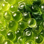 Popping Boba 3-Party flavors kit Dragon Fruit, Peach, Kiwi | Bursting Boba, Popping Pearls | 1 pack 390 Grams Panda Products (Dragon | Peach | Kiwi)