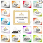 BREWIX Premium Assorted Tea Sampler Gift Box (15 Pyramid Individually Wrapped Tea Bags) | Herbal Tea, Black Tea, Green Tea | Tea Gift Set & Variety Pack | Gifts for Women & Men, Tea Set