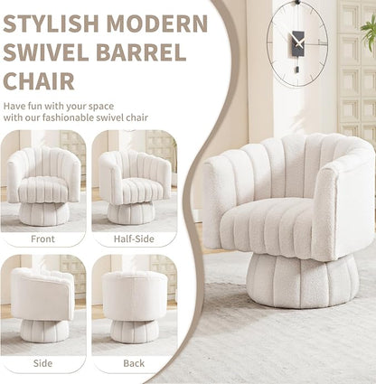 Swivel Accent Barrel Chair - Image 6