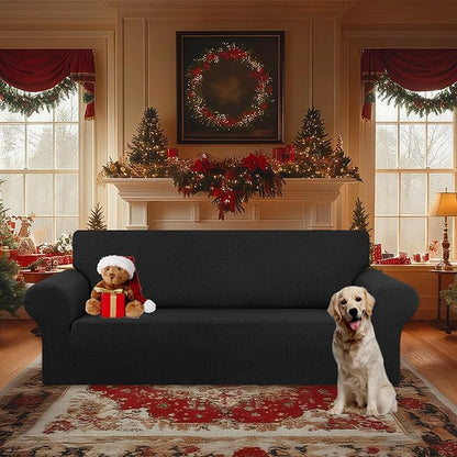 Stretch Oversized Couch Covers for Sofa Slipcover, Soft Jacquard Non-Slip - Image 2