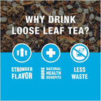 Tiesta Tea - Orange Dream Float Tea, Loose Leaf, Orange Cream Herbal Tea, Premium Caffeine-Free Tea Blend, Make Hot or Iced & Up to 25 Cups, 2.5 oz Resealable Pouch
