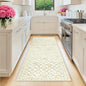 PLHXFR 2x6 Washable Runner Rug：Floral Indoor Kitchen Carpet Beige Multi | by PLHXFRSoftAreaRugs