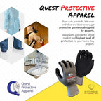 Quest Protective Apparel Cut Resistant Gloves - Puncture Resistant Cutting Gloves Work - Constructed with Graphene Technology