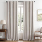 MIULEE 100% Blackout Linen Curtains by MIULEE