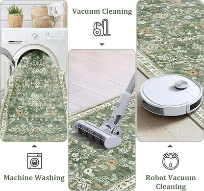 Yamaziot 9x12 Washable Area Rug - Image 4