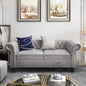 Chesterfield Loveseat Sofa, Modern Velvet Small Sofa Couch 2 Seater by RUSTYER