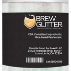 Blue Iridescent BREW GLITTER Edible Glitter For Drinks, Cocktails, Beer, Garnish Glitter & Beverages || 100% Edible & Food Grade | Vegan, Gluten, Nut Free (25g, Blue Iridescent)
