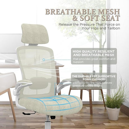 Mimoglad Office Chair, High Back Ergonomic Desk Chair - Image 6