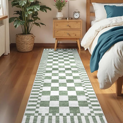 GarveeHome 2x10 Checkered Kitchen Runner Rug - Image 4
