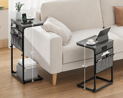 Vagusicc C-Shaped End Table Set of 2 - Image 2