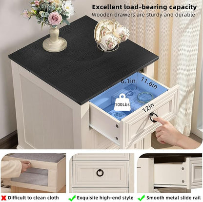 Joaxswe 18" Farmhouse Night Stand - Image 3