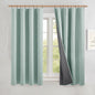 NICETOWN Seafoam Green Short 100% Blackout Curtains 63" Lenghth Burg by NICETOWN