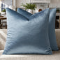 GIGIZAZA Stone Blue Velvet Throw Pillow Covers 22x22 Pack of 2 | Decorative by GIGIZAZAFocusingonhomedecoration