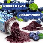 Freeze Dried Blueberry Powder - Kiigfood 6 oz/170g Natural Blueberry Powder Fruit Powder, Organic Blueberry Extract for Smoothie, Drinks, Baking, Cakes Decoration - Vegan, Non-GMO, Gluten-Free