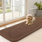 OLANLY Dog Door Mat for Muddy Paws 59x20, Super Absorbent Chenille Mud Mat | by OLANLY