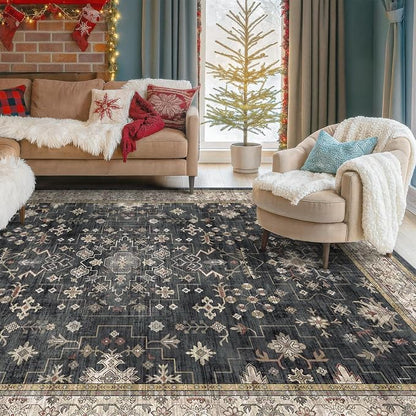 Boho Dining Room Rugs for Under Table - Image 9
