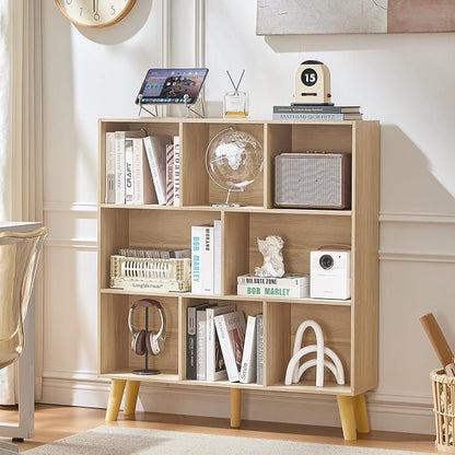 LEYAOYAO 8 Cube Bookshelf, 3 Tier Bookcase - Image 3
