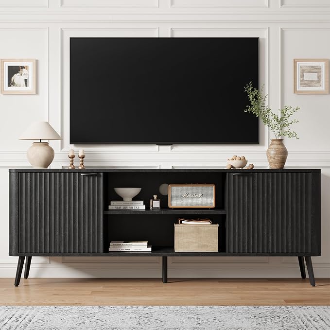Fatmok TV Stand, Mid Century Entertainment Center by Fatmok