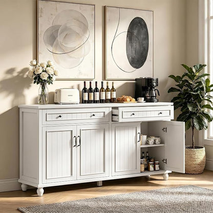 Scurrty Sideboard Buffet Cabinet, Vintage Coffee Bar Cabinets - Image 3