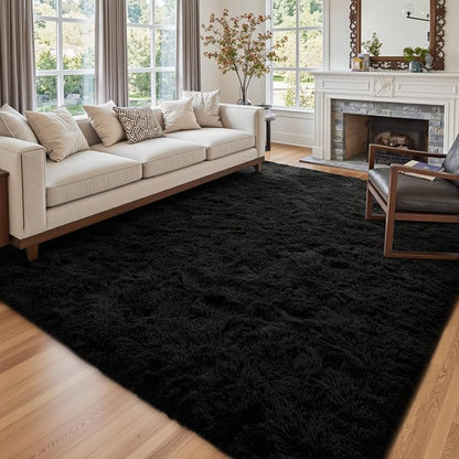 7x10 Ft Extra Large Shag Rugs for Living Room, Ultra Soft Fluffy Furry Area by Cuzwlovita