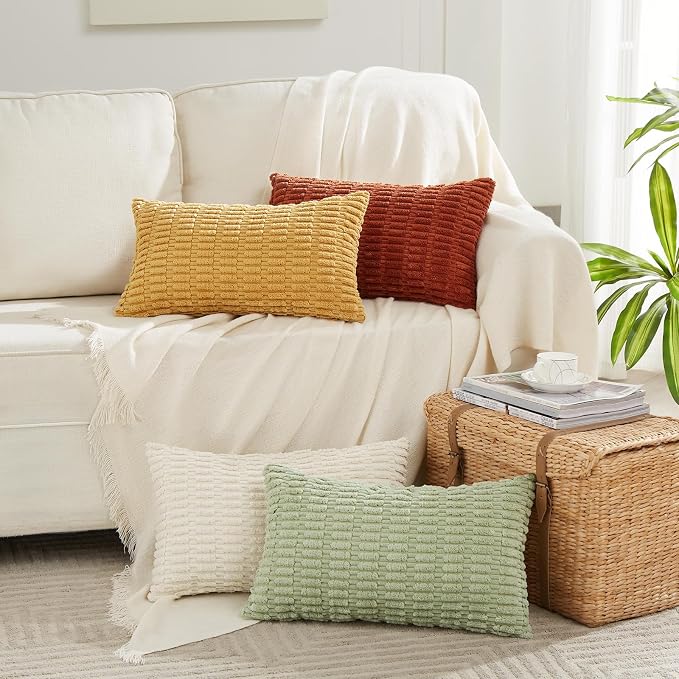 Fancy Homi 4 Packs Decorative Throw Pillow Covers - Image 7