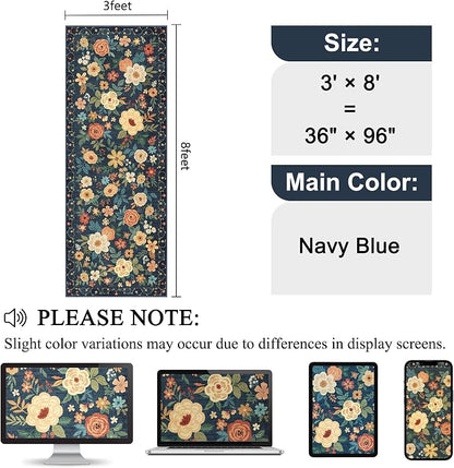 DUKINO 3x8 Kitchen Runner Rug, Washable Rug - Image 2
