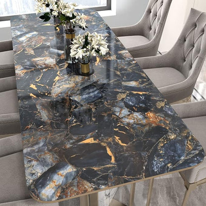 Black/Purple Marble Contact Paper - Image 2