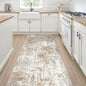 LOONGRUG Runner Rug 2x8 Washable Non-Slip Kitchen Neutral Modern Rug | Abstract by LOONGRUG
