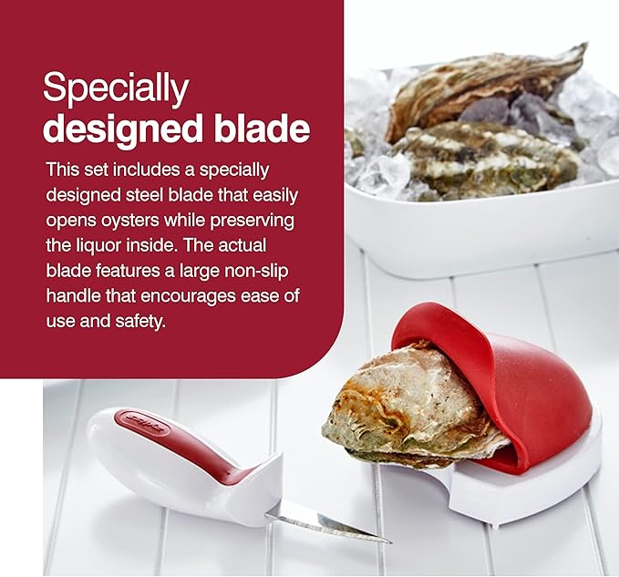 ZYLISS Oyster Tool and Knife Set, Shucker
