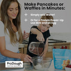 ProDough Shop Buttermilk Pancake and Waffle Mix - Gluten Free, Low Carb, High Protein Pancake Mix - Healthy Pancakes and Waffles for Breakfast or Snack