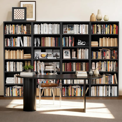 Furniwell 71" Tall Bookcase Bookshelves, 6 Tier Floor Standing Bookcases Open - Image 4