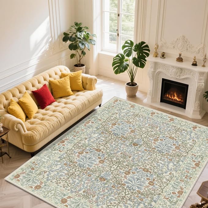 Area Rug for Living Room, 10x12 Large Washable Rugs for Dining Room, Non Slip - Image 4