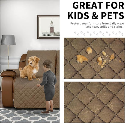 Easy-Going Loveseat Recliner Cover, Reversible Couch Cover - Image 3