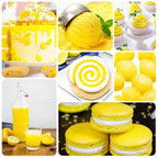Gel Food Coloring - 4.5oz Vivid Food Coloring Gel for Baking, Cake Decorating, Cookie, Fondant, Macaron - Tasteless Concentrated Edible Food Color Dye for Icing, Slime, Drinks, DIY Crafts (Lemon)