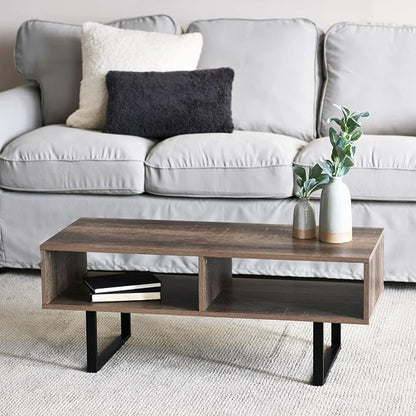 Household Essentials Jamestown TV Stand Coffee Table - Image 2